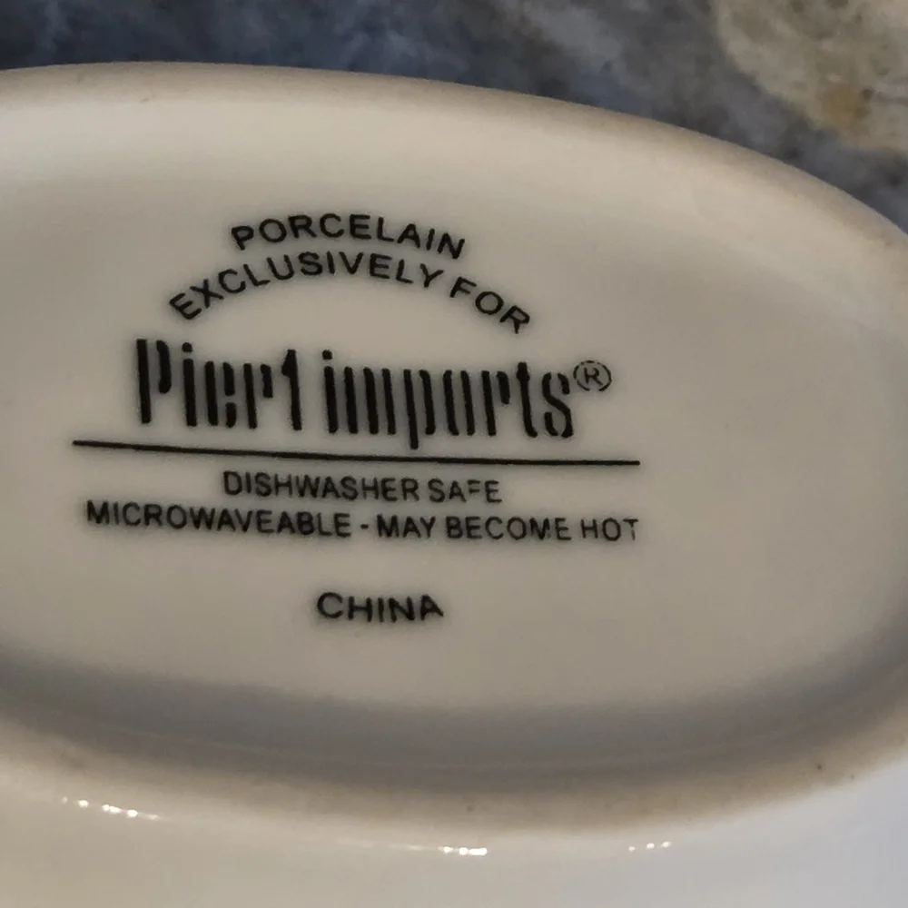 Pier 1 Ceramic Small Individual Size Gravy Boat Creamer White Porcelain 4 oz.